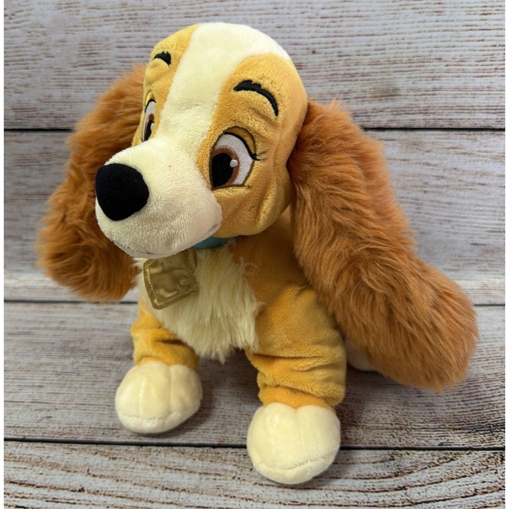 Pre-Owned Disney Store 14" Lady Cocker Spaniel Plush Toy Lady & The Tramp